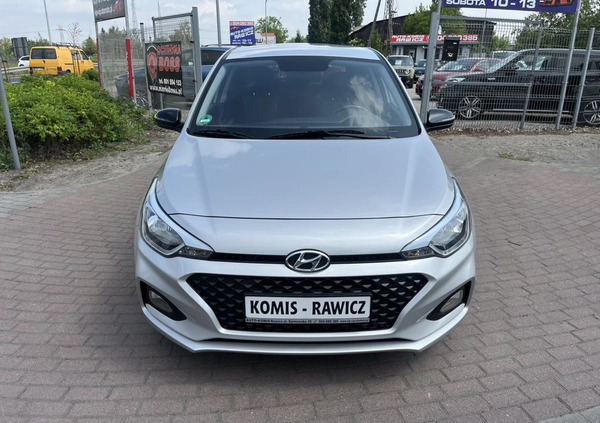 Hyundai i20 cena 46500 przebieg: 56000, rok produkcji 2019 z Piotrków Trybunalski małe 254